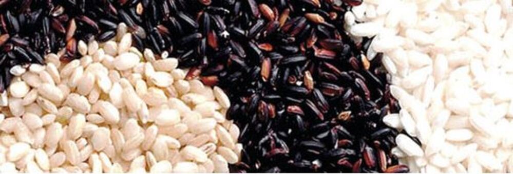 Riz noir et risotto